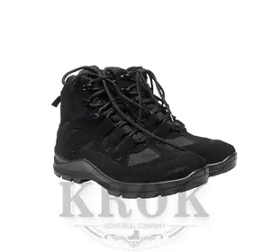 Ботинки KROK из велюра 44 черный L5119 black