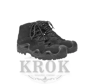 Ботинки KROK из нубука 45 чорні Ангел-3 black